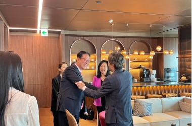 BFC hosted an IR session for a Shenzhen delegation including Qianhai Authority representatives