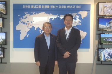 President MyongHo Rhee Met with President Joon-Dong Kim of Korea Southern Power Co., Ltd. (KOSPO)