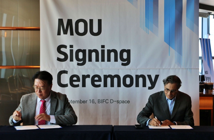 이명호 원장, 카자흐스탄 아스타나국제금융센터(AIFC) 및 모로코 카사블랑카 CFC와 금융중심지 발전 협력을 위한 MOU 체결
