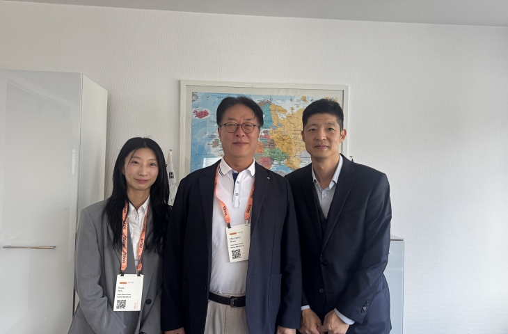 이명호 원장, 금융감독원 프랑크푸르트 사무소 방문