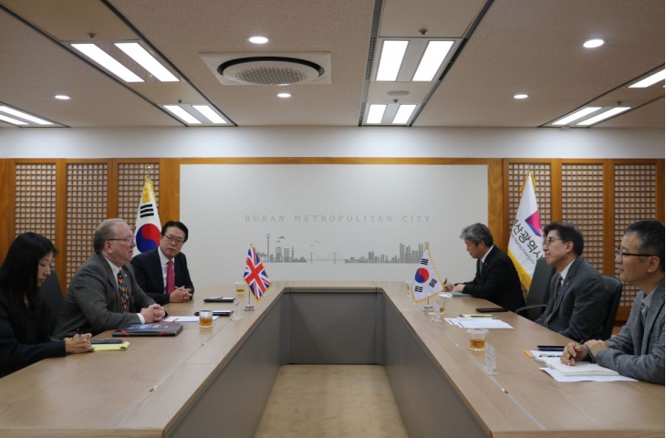 이명호 원장, 부산광역시장 면담